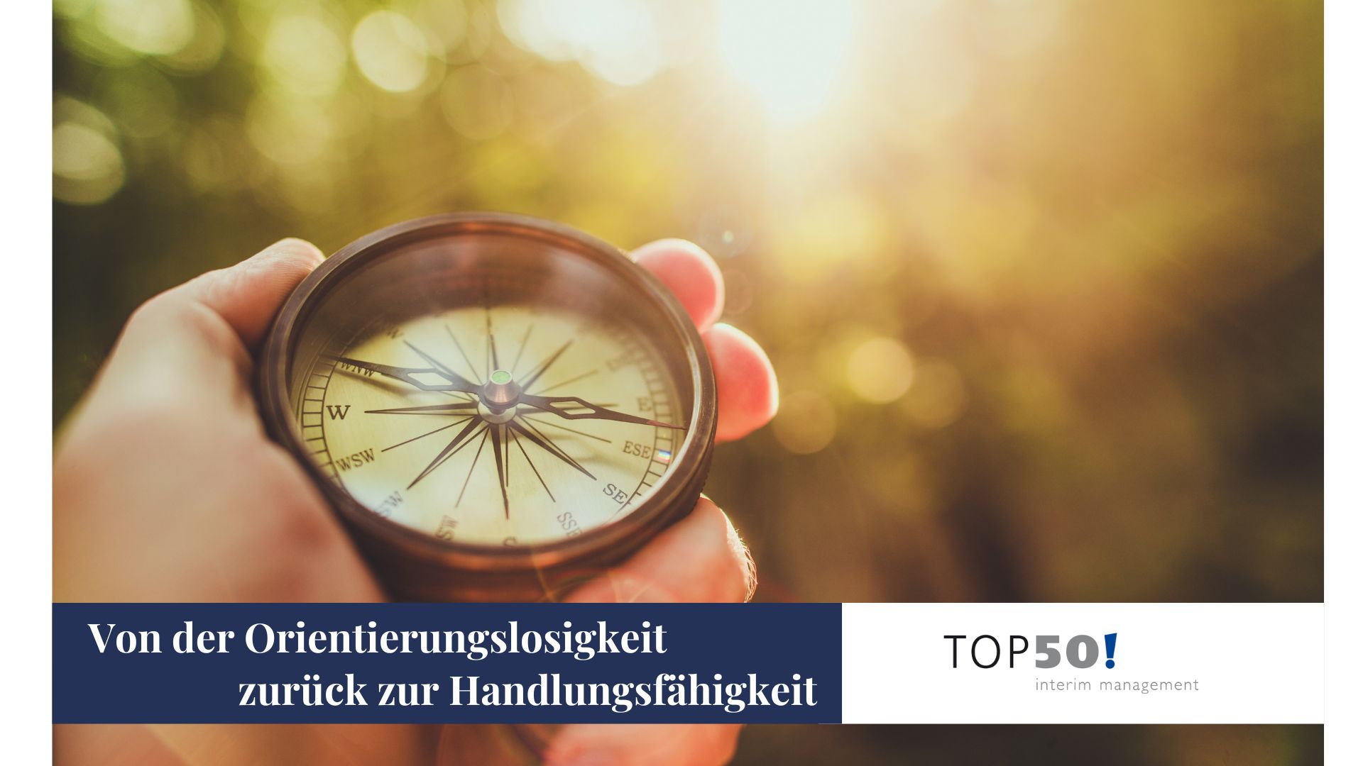 Von der Orientierungslosigkeit zurück zur Handlungsfähigkeit